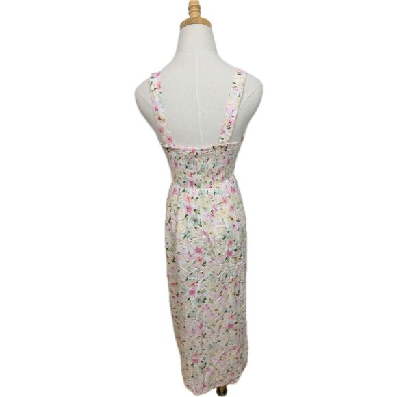 NWT Abercrombie & Fitch Floral Maxi Dress Size Medium - Picture 2 of 7